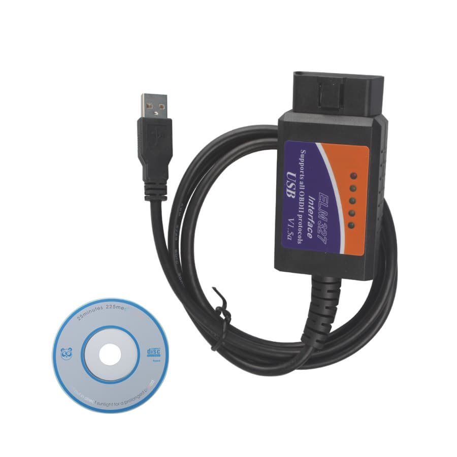 ELM327 V1-5 Scanner Software USB Plastic